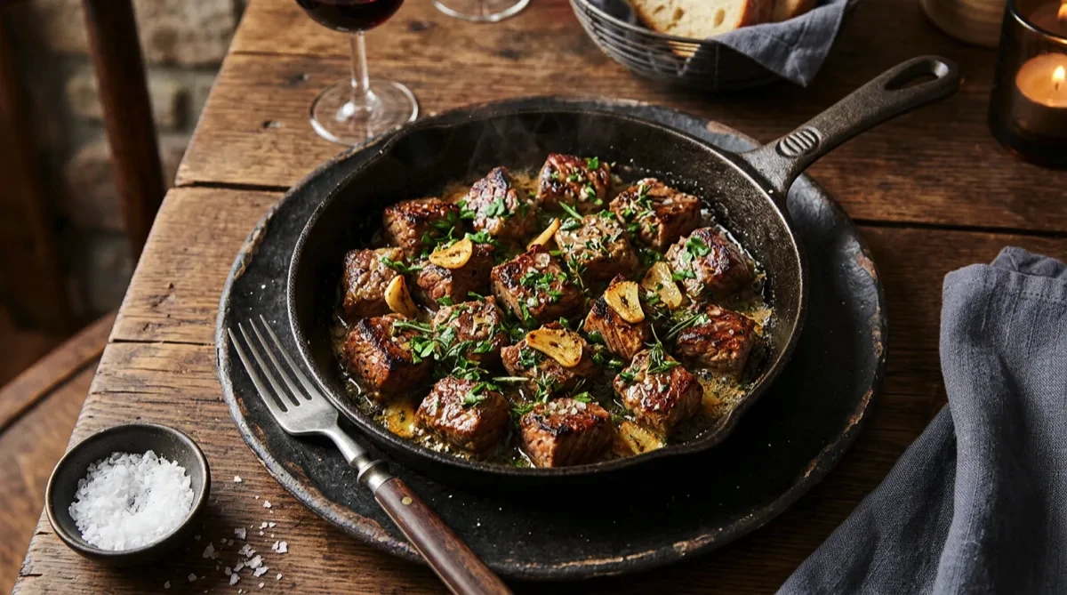 Sizzling Air Fryer Steak Bites