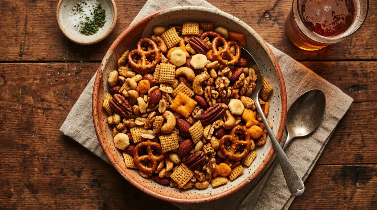 Spiced Party Snack Mix