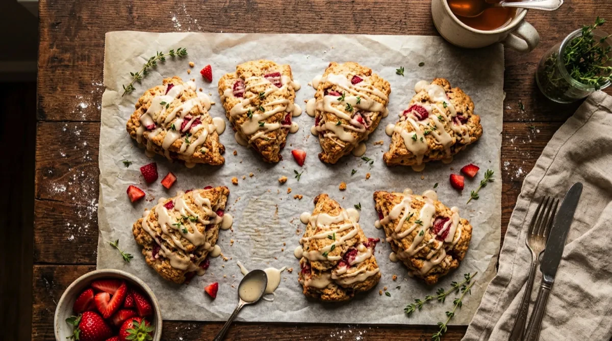 Strawberry Thyme Scones