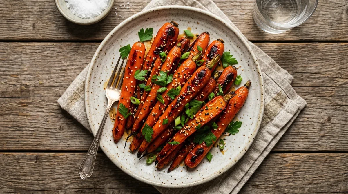 Sweet and Spicy Glazed Carrots